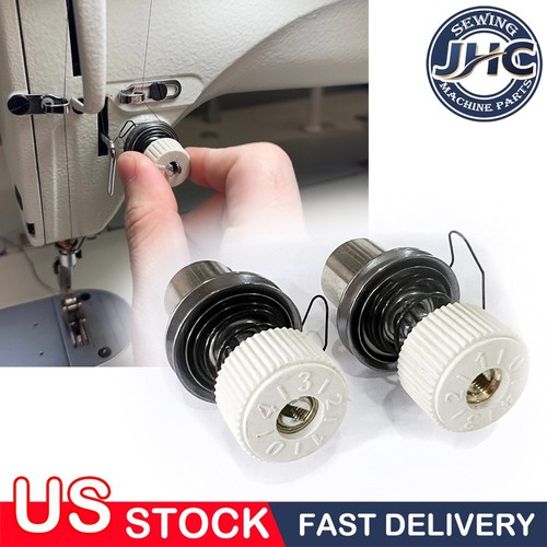 Thread tension assembly for - thread,