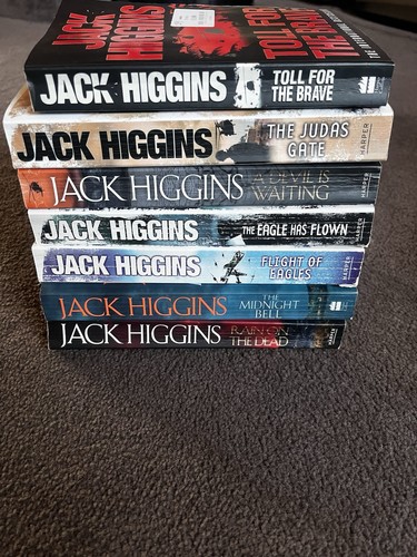 Jack higgins paperback - x7,