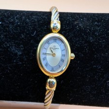Lovely Michel Herbelin Ladies Bangle Watch. Working
