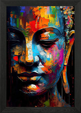 zen buddha Framed Wall Art