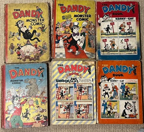 Dandy comics lot book and - of,