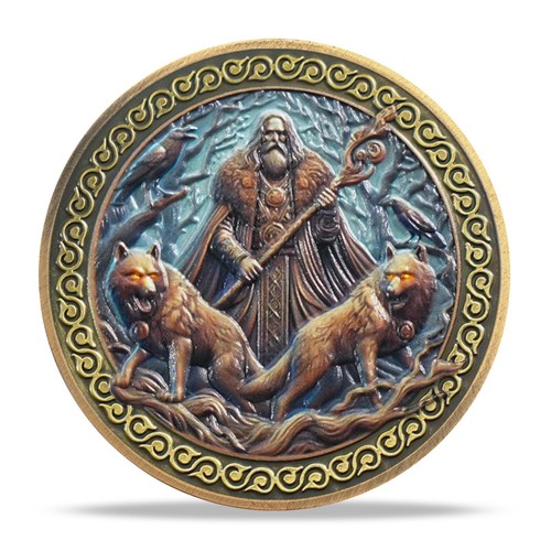Ancient viking challenge coin - challenge,