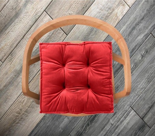 Velvet booster cushion chair - booster,