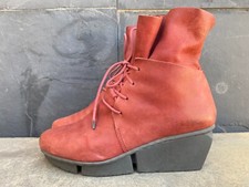 Trippen Red Leather Platform