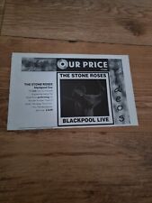 TNEWM48 ADVERT 5X8 THE STONE ROSES: 'BLACKPOOL LIVE'