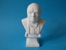 RARE WINSTON CHURCHILL MINISTER POLITICAL PARIAN WARE BUST FIGURE FREE UK P+P