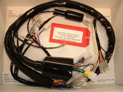Suzuki sp370 replica - sp370, wiring