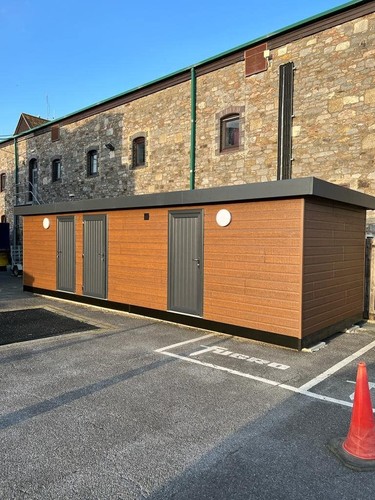 Portable cabin shower block - shower,