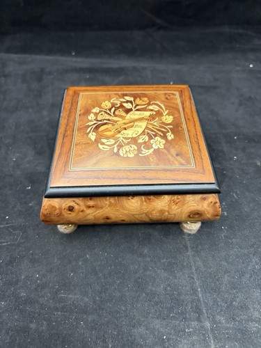 Italian inlaid music box - italian,