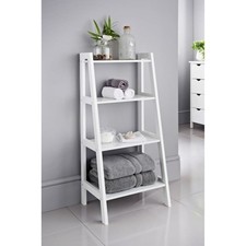 Tier ladder shelf bathroom - 4,
