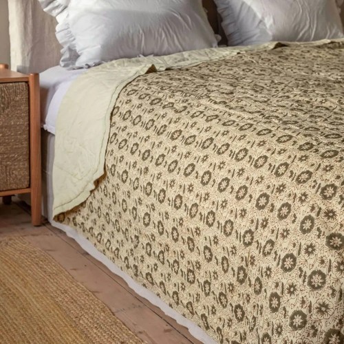 Graham and green floral block - and,