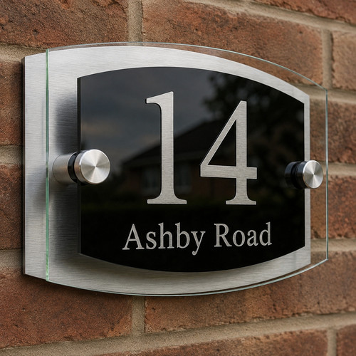 House number plaques - house,