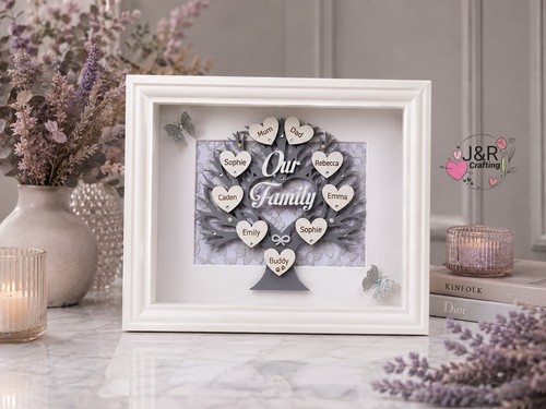 Personalised family tree frame - personalised,