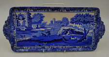 Vintage Copeland Spode Italian Rectangular Shape Sandwich Serving Plate 14"