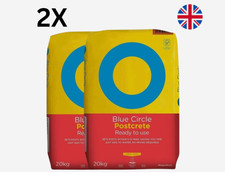 2 x Blue Circle Postcrete