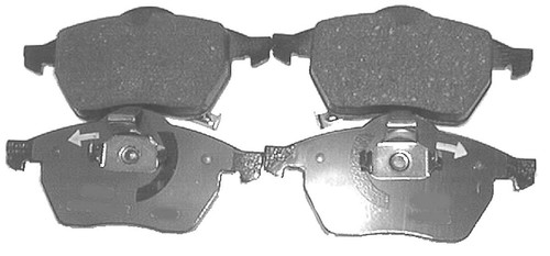 Brake pads front - , 9.3