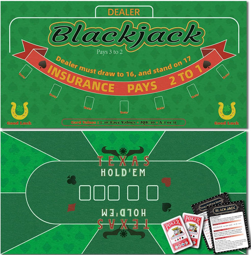 Double sided poker - poker, mat
