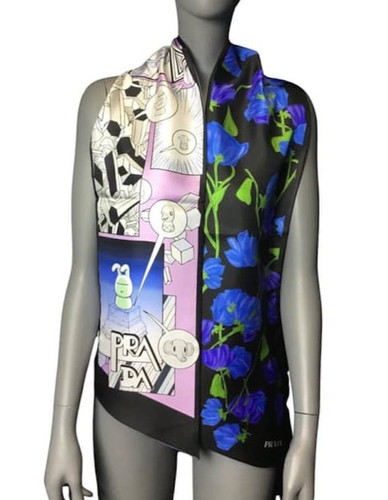 Authentic prada silk skinny - silk,