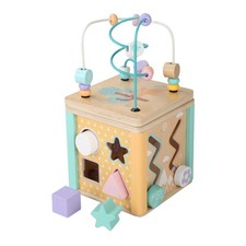 Wooden Activity Cube - Bead