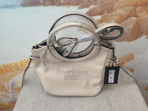 River island cream cross body - cream,
