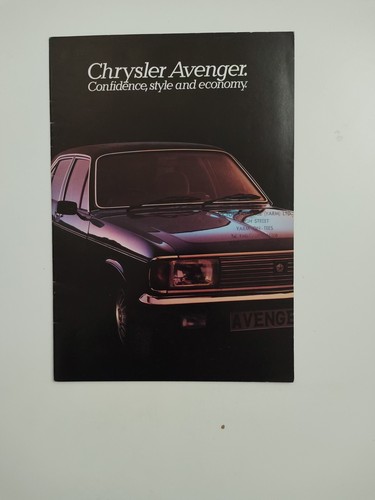 Chrysler avenger brochure - avenger,
