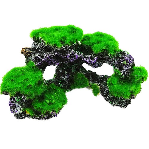 Rock cave moss aquarium - rock,