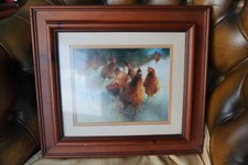 Hen Party by Adelene Fletcher framed print