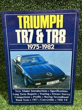 Rare Brooklands Triumph TR7 & TR8 Models 1975 - 1981 Book Mancave Automobilia