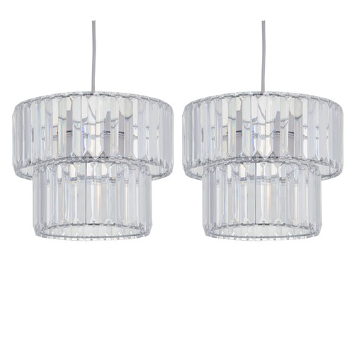 Set modern clear acrylic - set, of