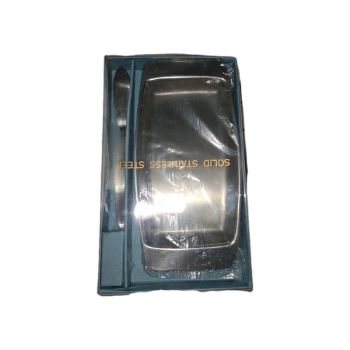 Stainless steel butter - stainless, tray