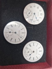 3 X Waltham 6s Pocket Watch