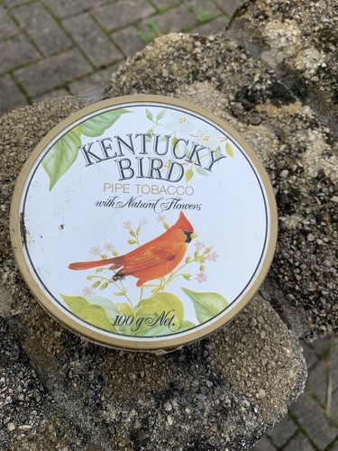 Kentucky bird pipe tobacco tin - pipe,