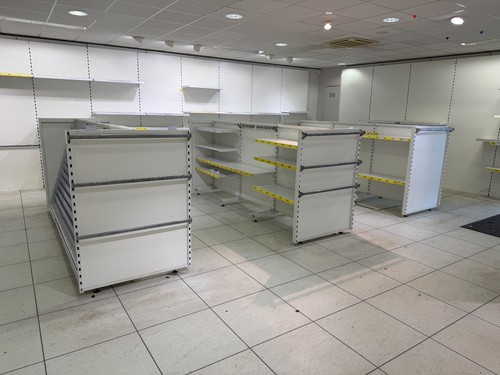 Jura gondola shelving - gondola, double