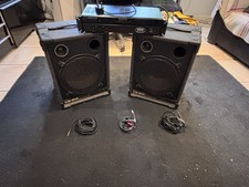 PA System With 200w  Pro Sound Power amplifier And 2 X 100w 8ohm Ohm Speakers