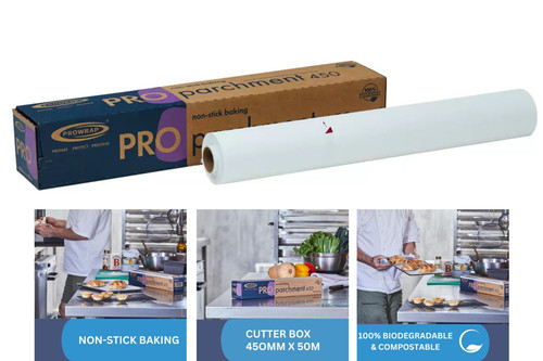 Prowrap white baking parchment - white,