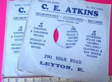 C E ATKINS of Leyton LONDON 2x