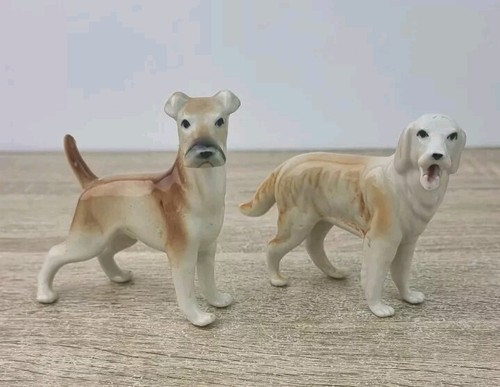 Ceramic dog ornaments - ceramic,