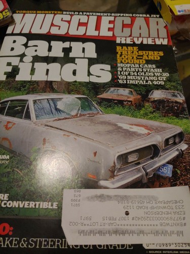 Muscle car review - car, finds