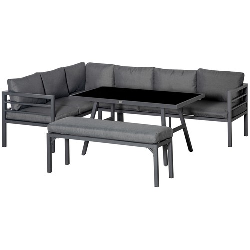 Piece shaped garden - 4 piece l-shaped,