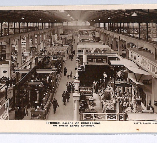Wembley 1924 postcard - wembley,