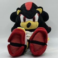 Vintage Sonic X Shadow Sega Prize Europe 10 Inch Plush Soft Toy - Stands Alone
