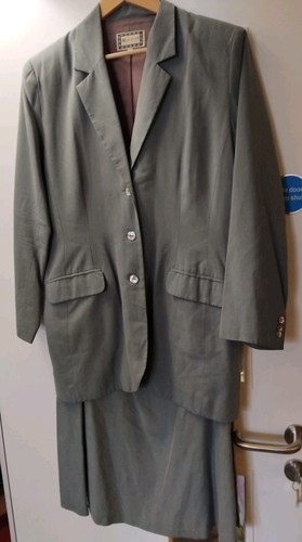 Monsoon 100 silk grey green - silk, grey/green