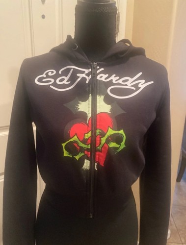 Black cropped hardy jacket - black,