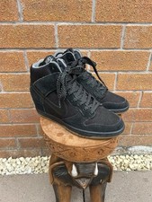 Nike Dunk Sky Hi Essential Wedge Black Gum Trainers Size UK 5 EUR 38.5 