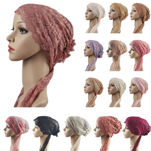 Lace underscarf inner cap - underscarf,
