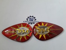 BSA BANTAM D7 C15 B40 A10 A50 A65 PETROL TANK BADGES 40-8014 40-8015