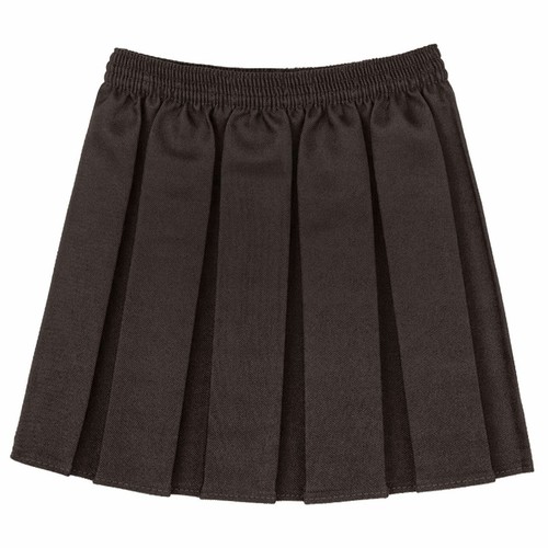 Girls box pleated skater skirt - box,