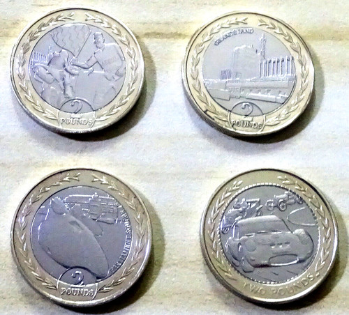 Isle man 2 coin set - isle, £2