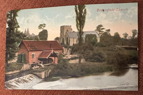 Antique postcard bromfield - antique,