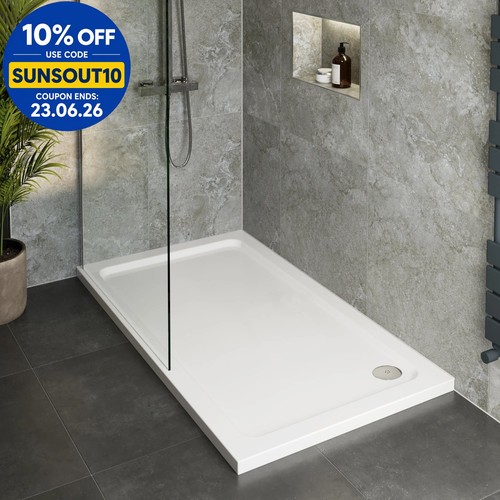 Modern rectangle shower tray - rectangle,